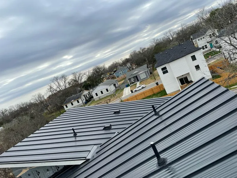 Standing seam metal roof panels with vents for Skylight Repair in South River
